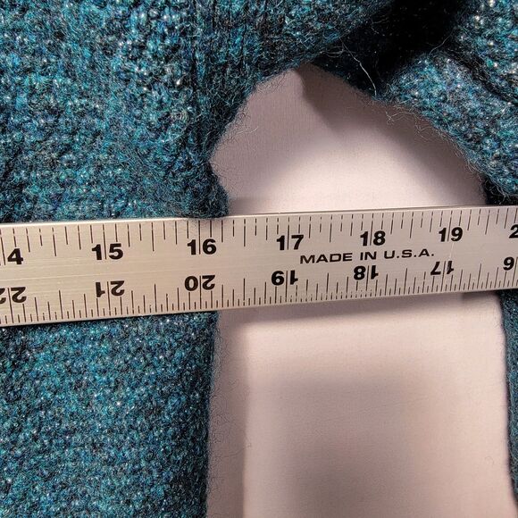 Banana Republic Fine Italian Yarn by Filpucci Emerald Wool Sweater Women's Sz S - Picture 8 of 8